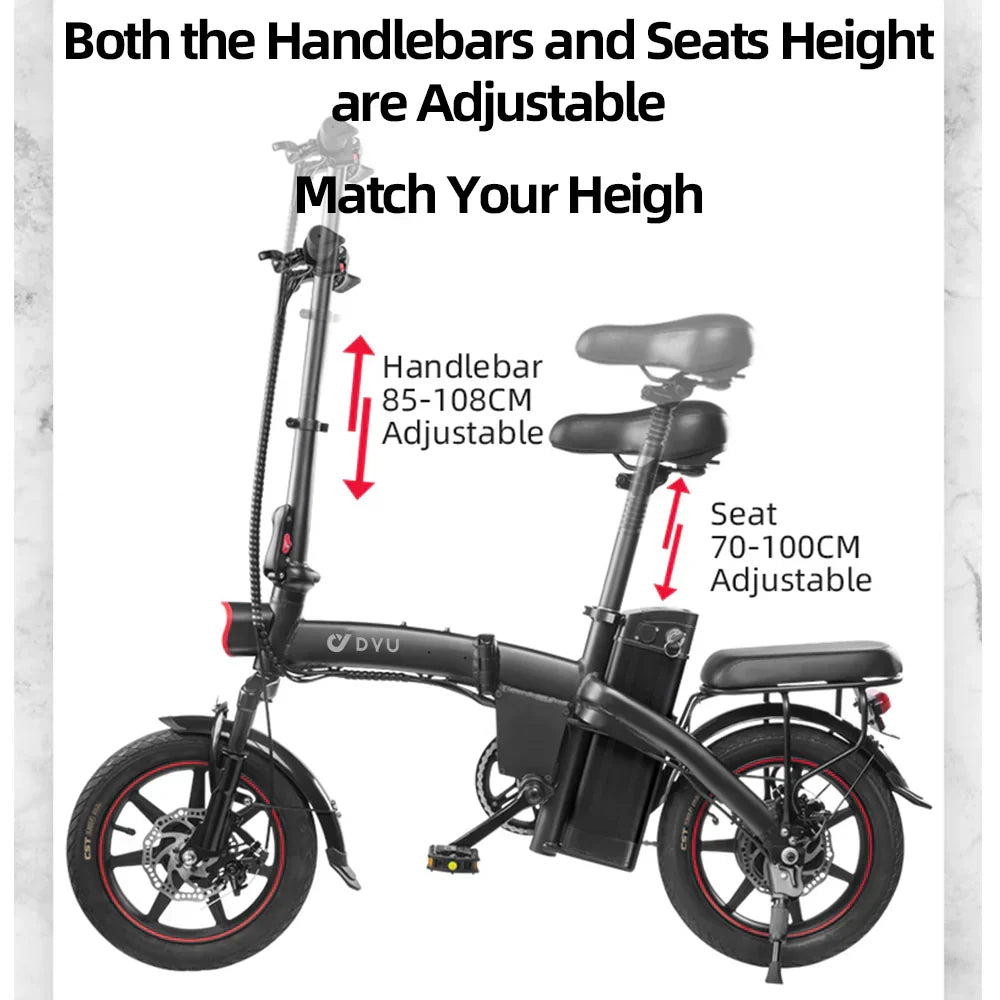 DYU A5 Upgraded Folding Off Road E-Bike