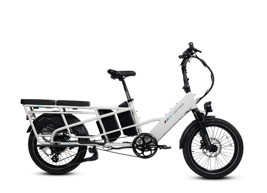 XPedition2 Stratus White Long-Range Dual-Battery eBike