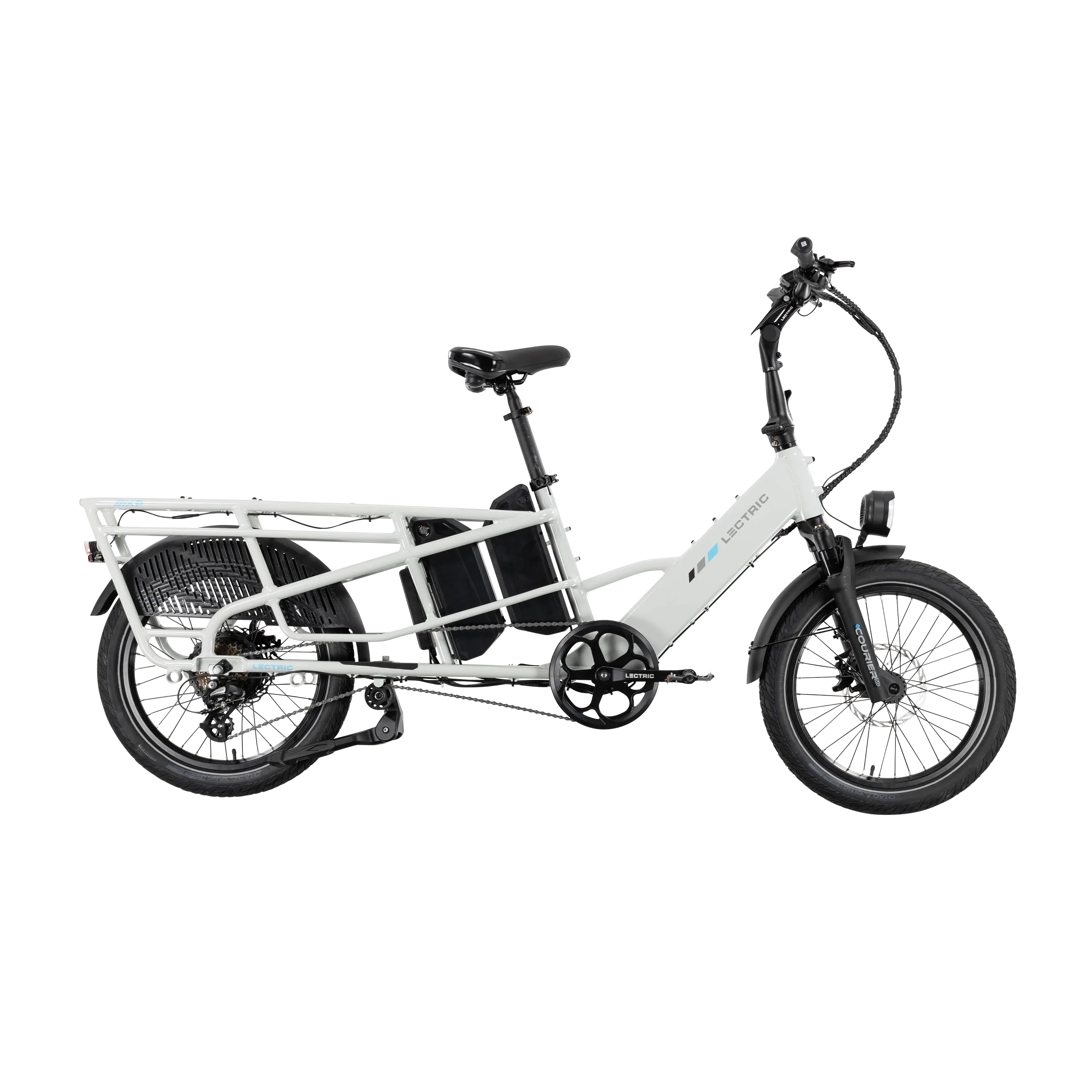 XPedition2 Stratus White Long-Range Dual-Battery eBike