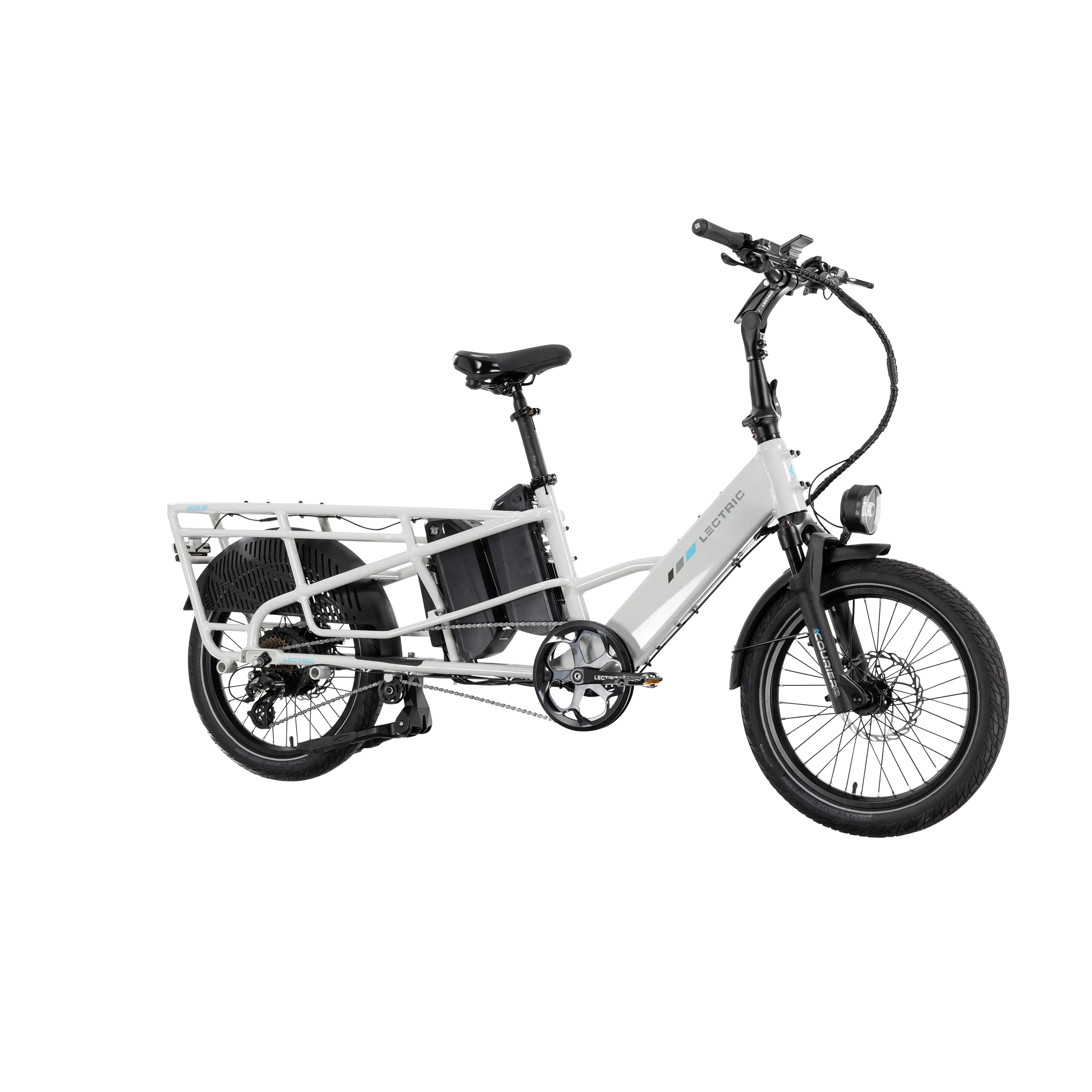 XPedition2 Stratus White Long-Range Dual-Battery eBike