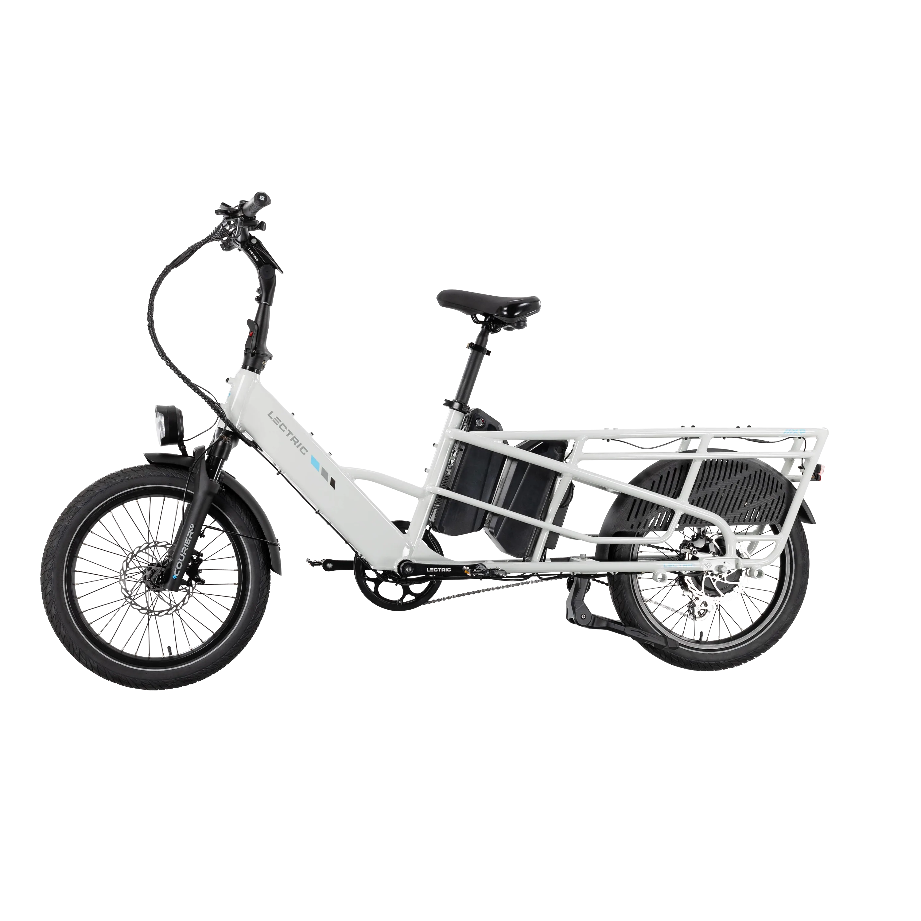 XPedition2 Stratus White Long-Range Dual-Battery eBike