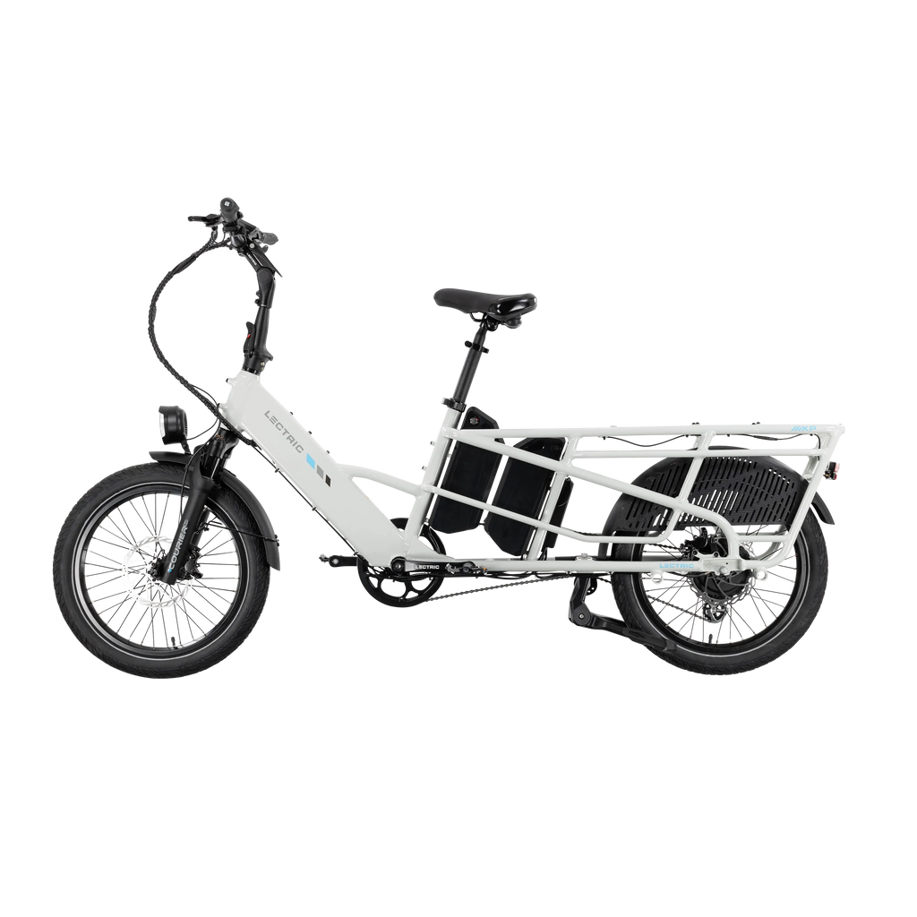 XPedition2 Stratus White Long-Range Dual-Battery eBike