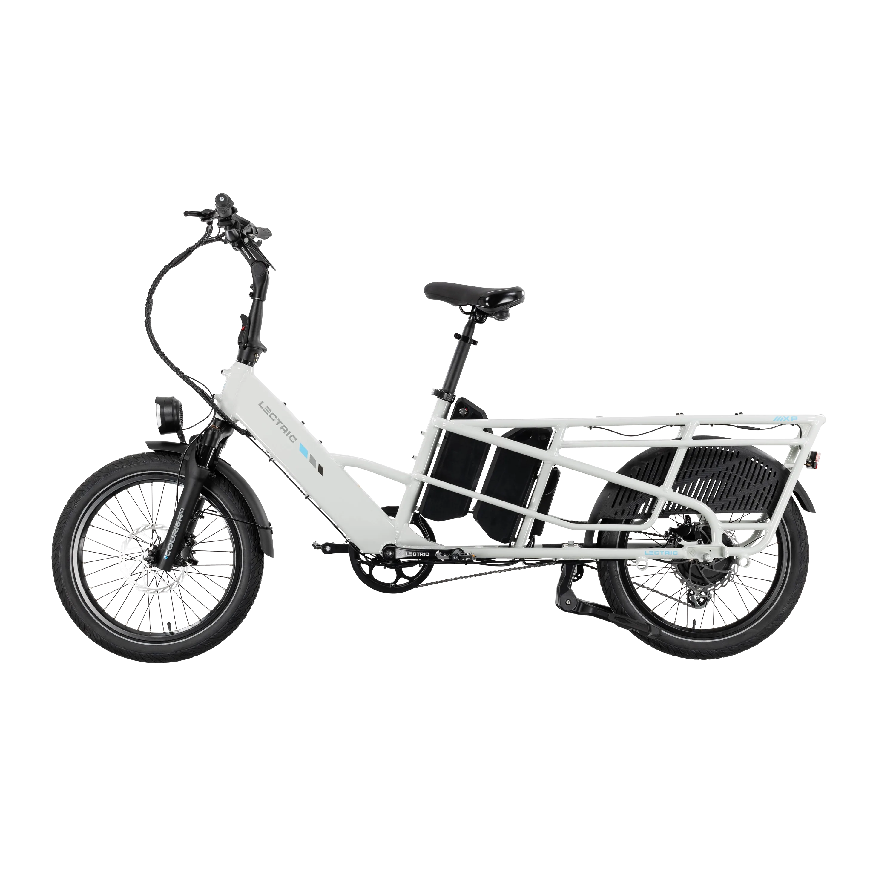 XPedition2 Stratus White Long-Range Dual-Battery eBike