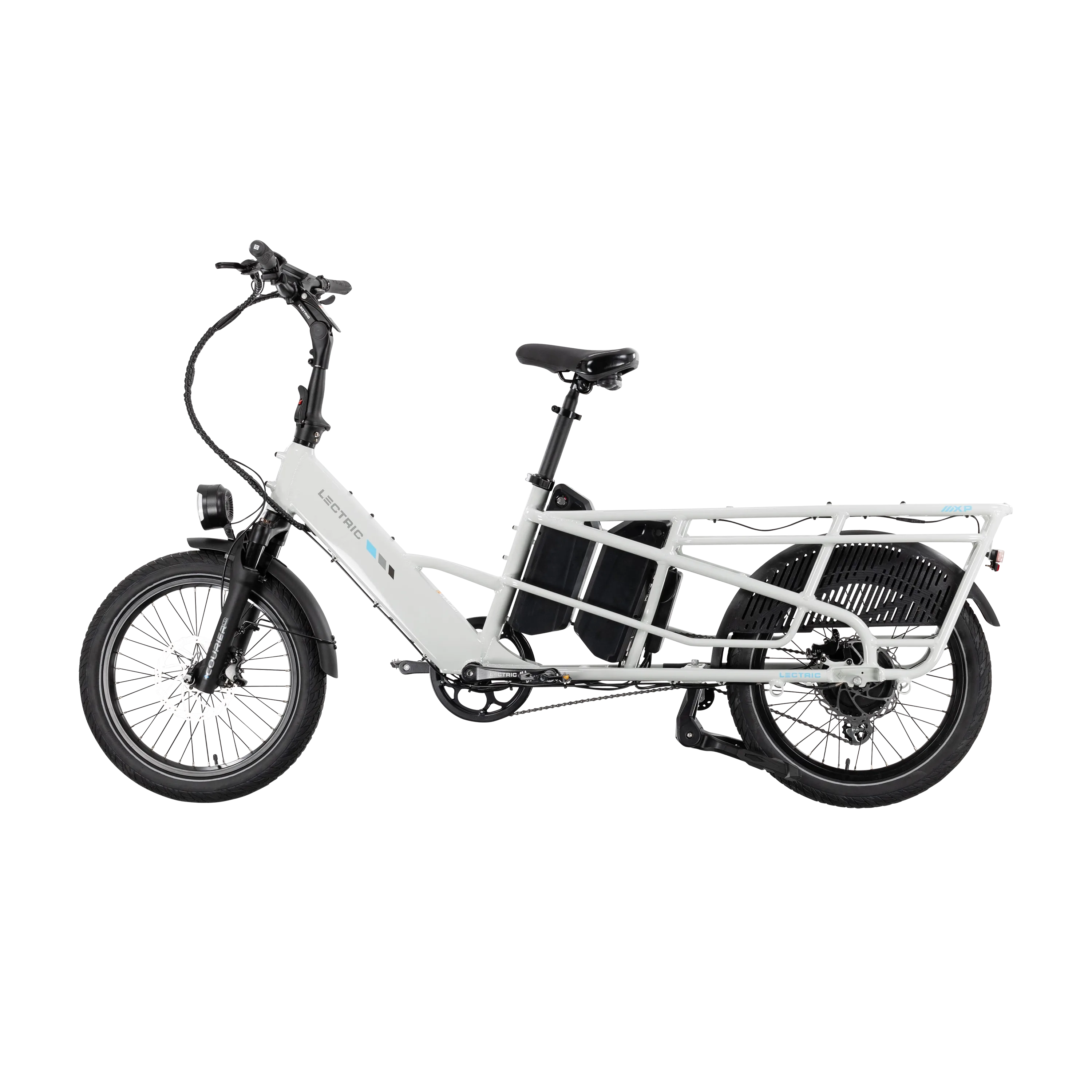 XPedition2 Stratus White Long-Range Dual-Battery eBike