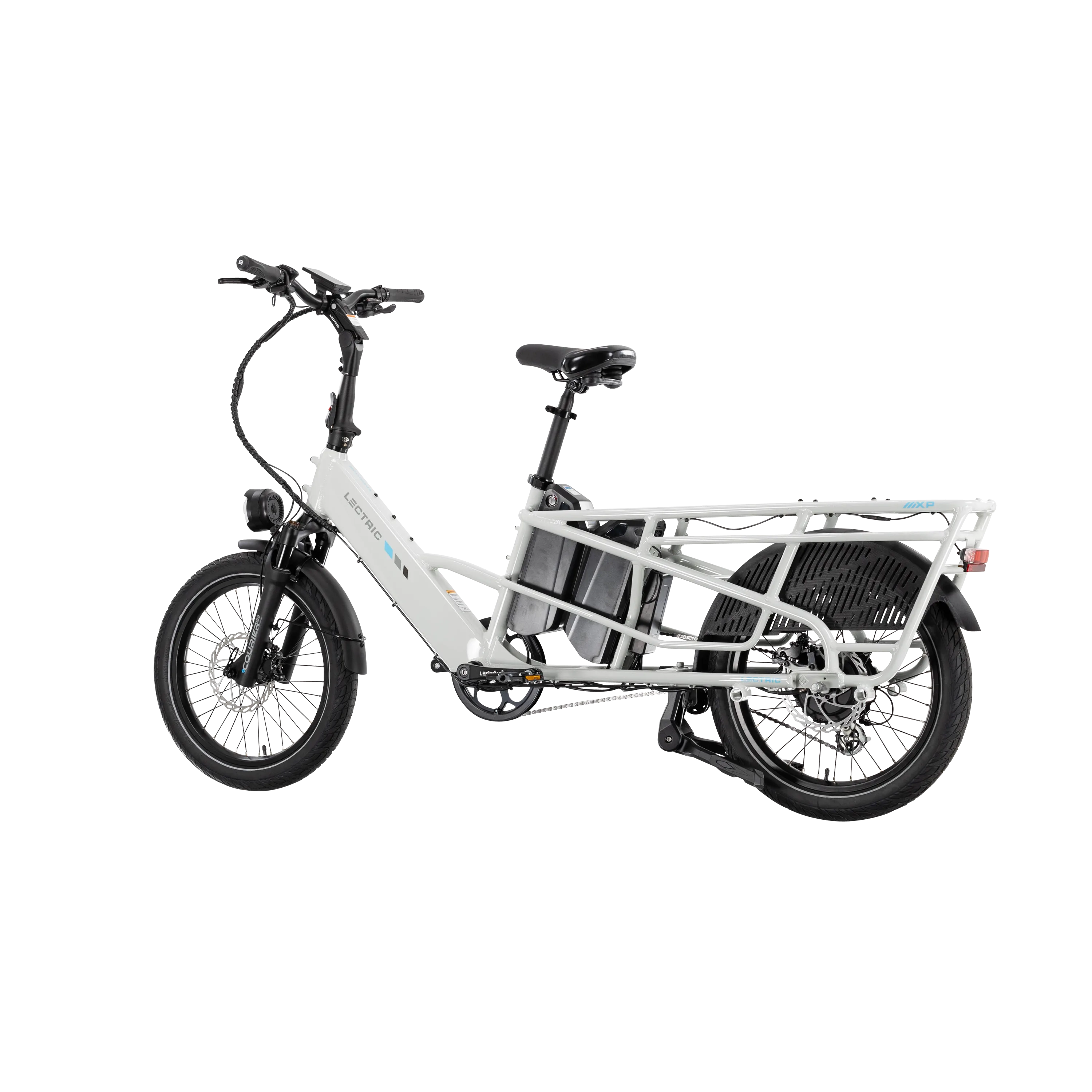 XPedition2 Stratus White Long-Range Dual-Battery eBike
