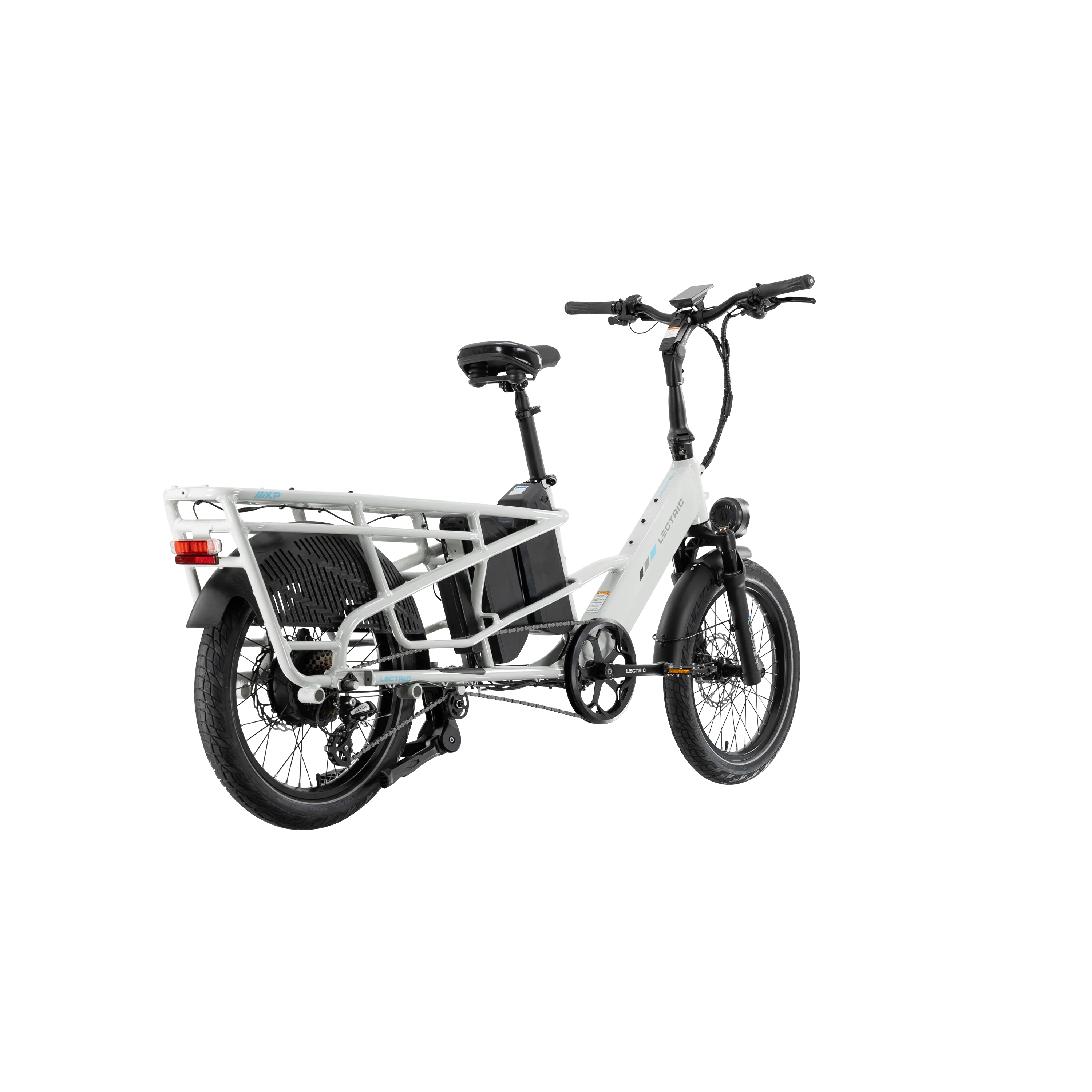 XPedition2 Stratus White Long-Range Dual-Battery eBike