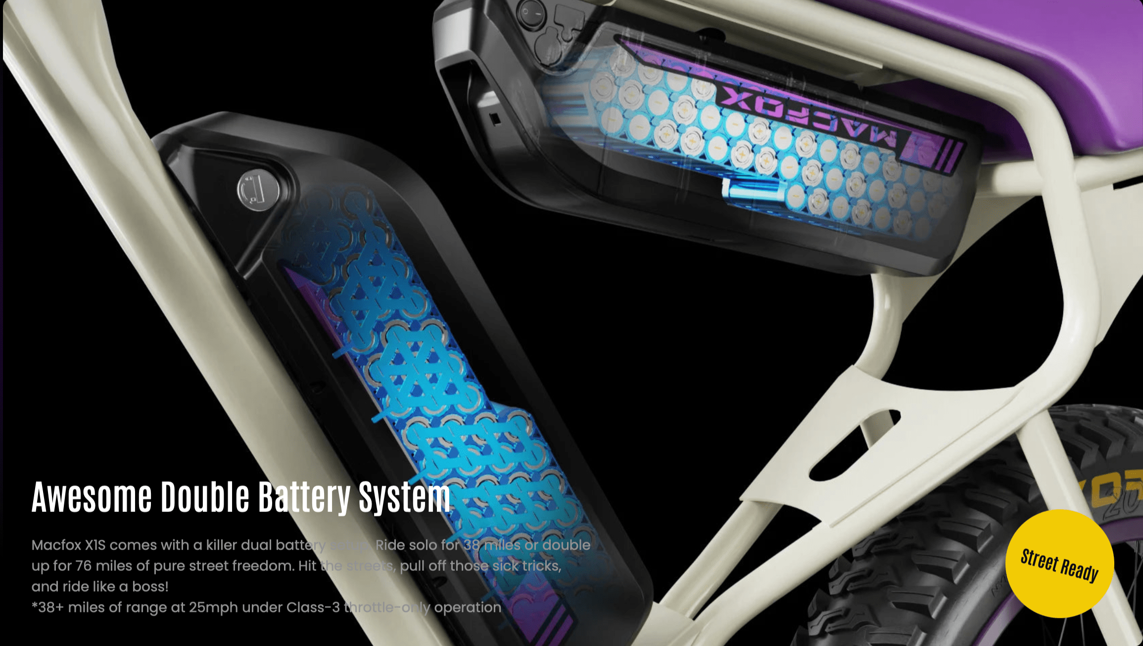 Macfox E-bike X1S x Bs.zay
