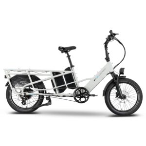 XPedition2 Stratus White Long-Range Dual-Battery eBike